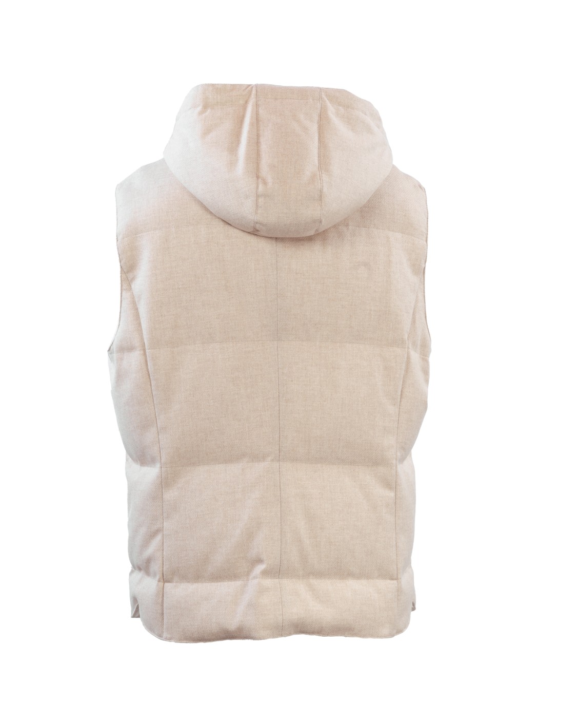 shop BRUNELLO CUCINELLI  Gilet: Brunello Cucinelli piumino senza maniche.
Chiusura con bottoni automatici.
Due tasche interne con bottone e un portapenna.
Cappuccio removibile, foderato e regolabile con coulisse.
Taschino su petto.
Tasche basse con zip.
Composizione: 5% cashmere 6% seta 89% lana.
Fabbricato in Italia.. MM4851162-CBF81 number 5299871